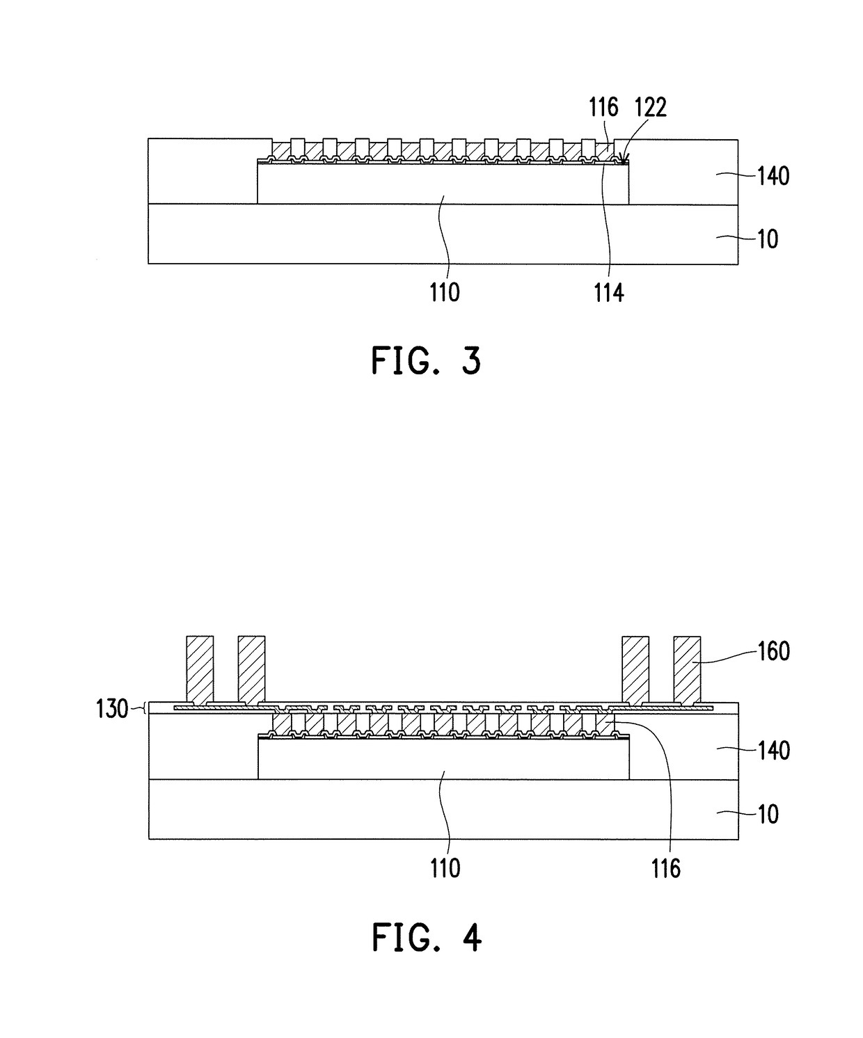 Stacked type chip package structure and manufacturing method thereof