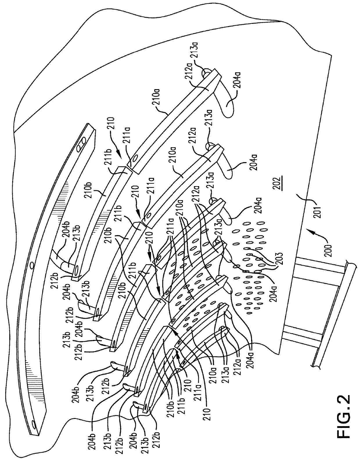 Threshing and separating system with adjustable rotor vanes