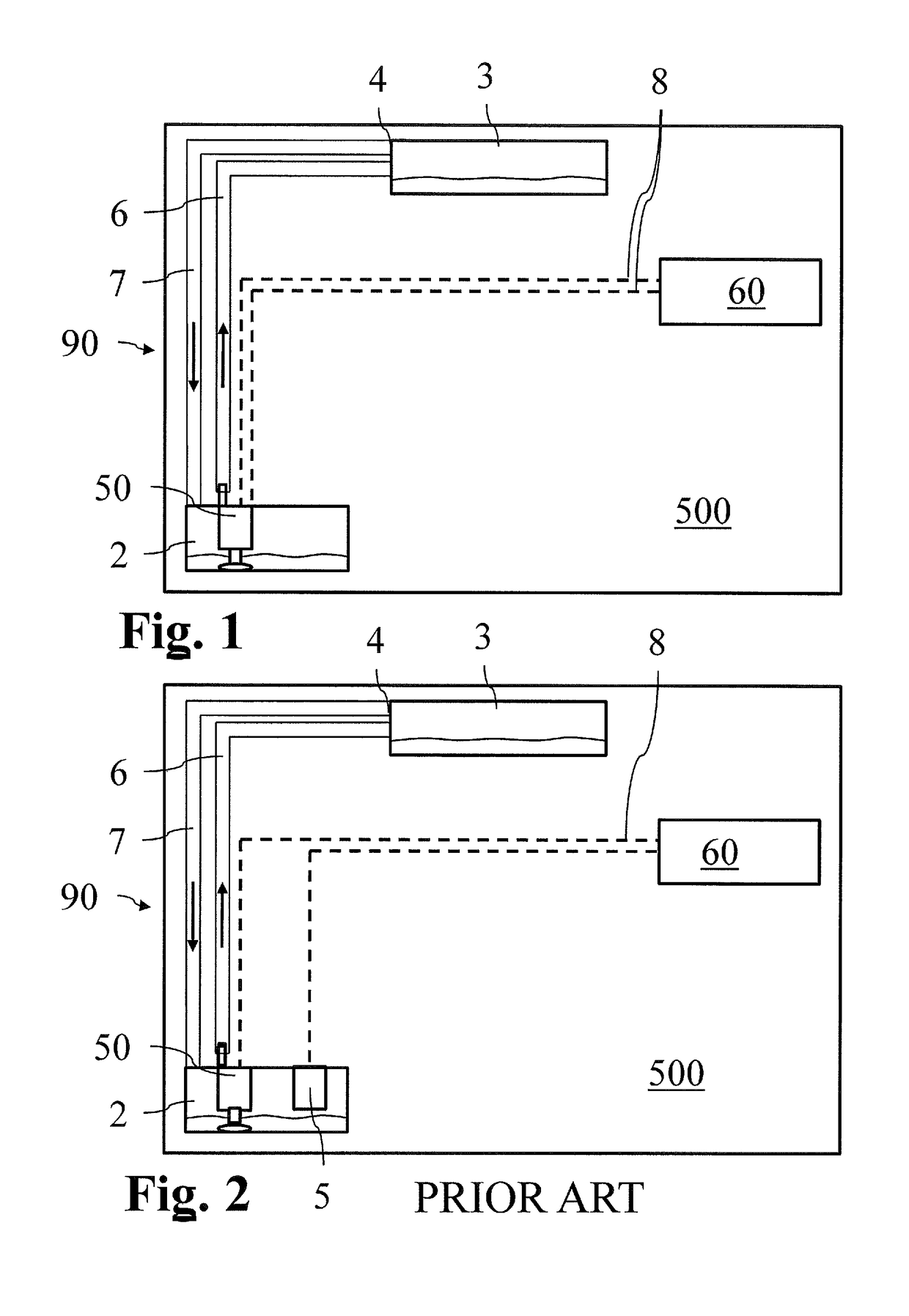 Method for collecting condensate inside an apparatus, apparatus equipped with a condensate collection system and motor-pump assembly intended for a condensate collection system