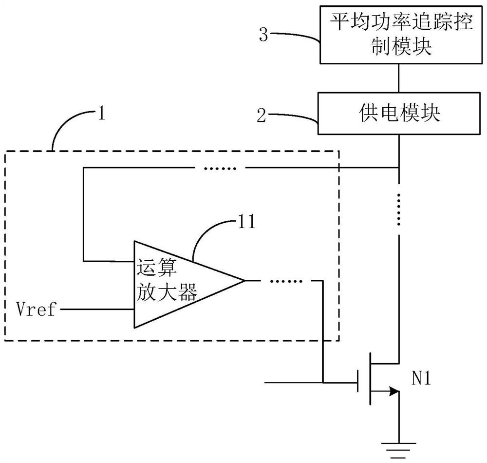 Doherty power amplification circuit applied to average power tracking and electronic equipment