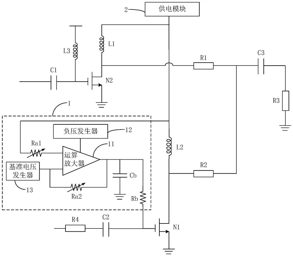 Doherty power amplification circuit applied to average power tracking and electronic equipment