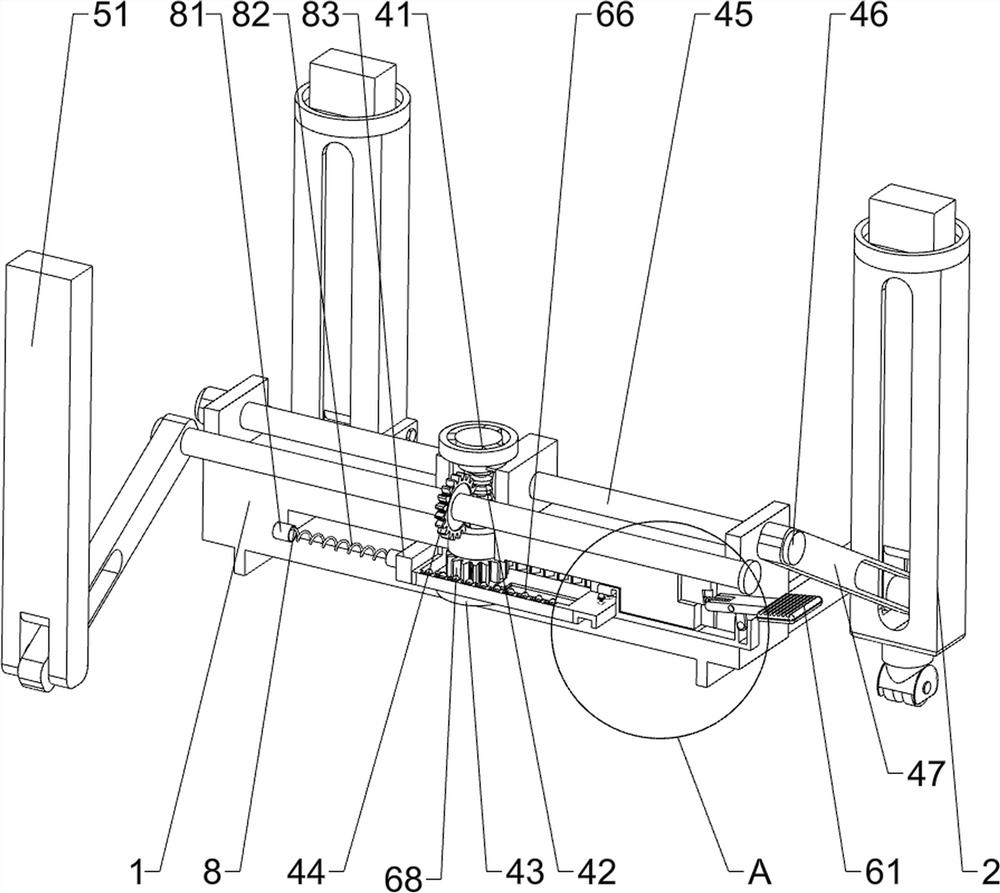 Cardiovascular surgery tray with lifting height convenient to adjust