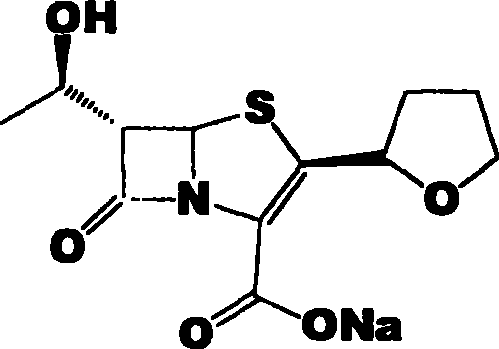 Faropenem sodium preparation method