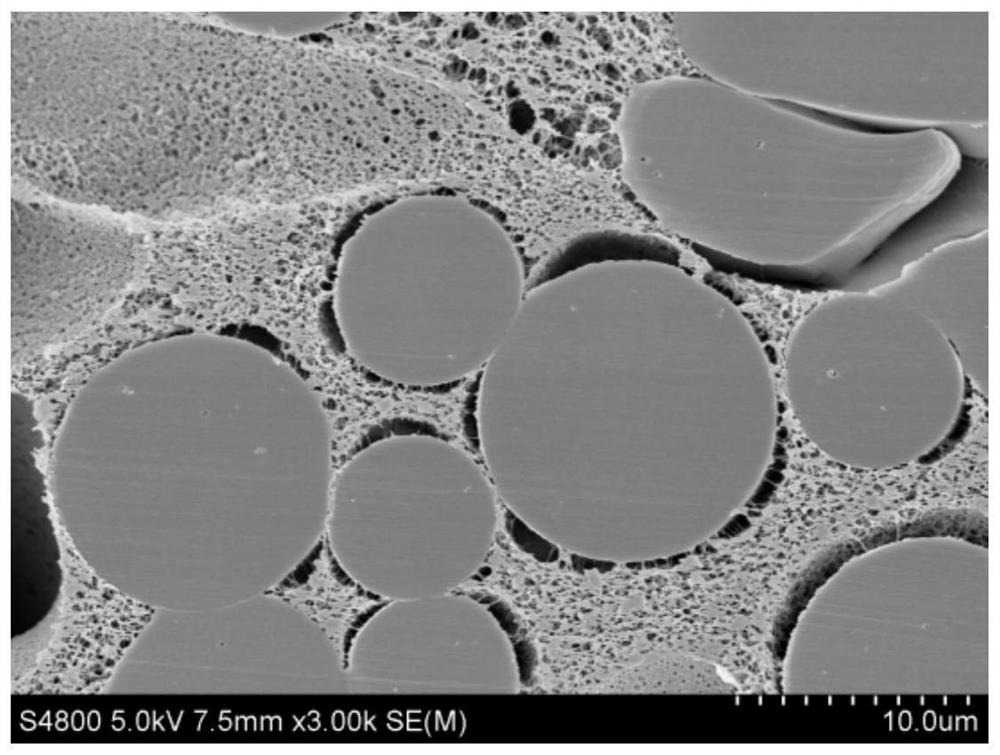 Preparation method of filter membrane section sample