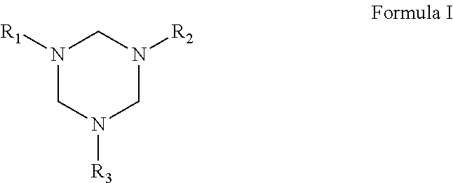 Hydrogen sulfide scavengers for polymer treated asphalt