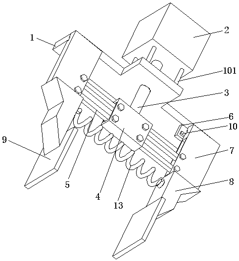 A kind of construction equipment and construction method of reinforced concrete shear wall