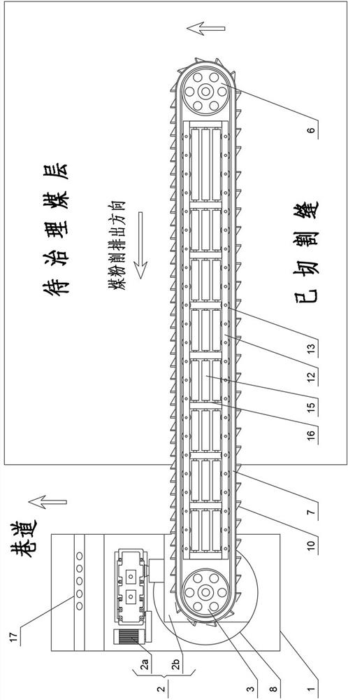 Coal seam gas release equipment and method