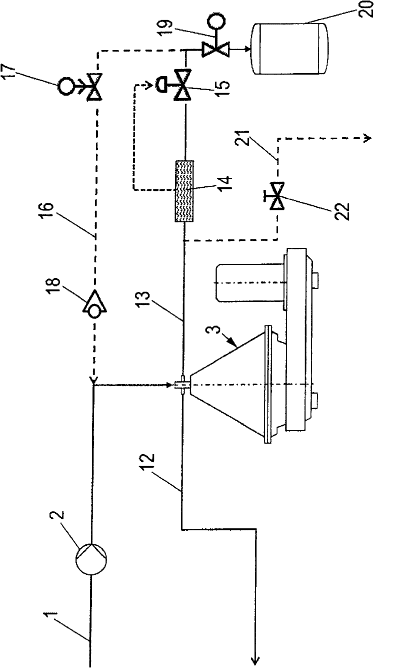 Method for reducing the pulp content of fruit juices containing pulp