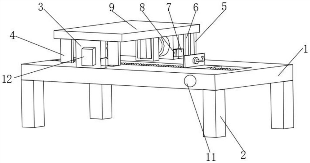 Vacuum suction forming type elevator balance compensation chain cutting device