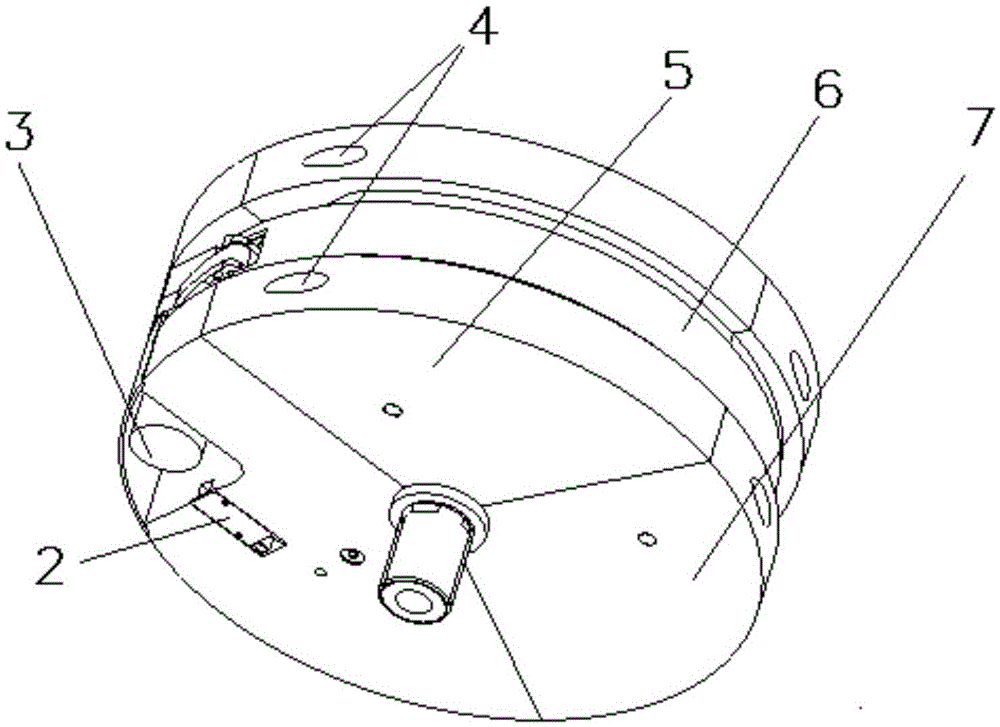 An underwater external self-release attitude adjustment device