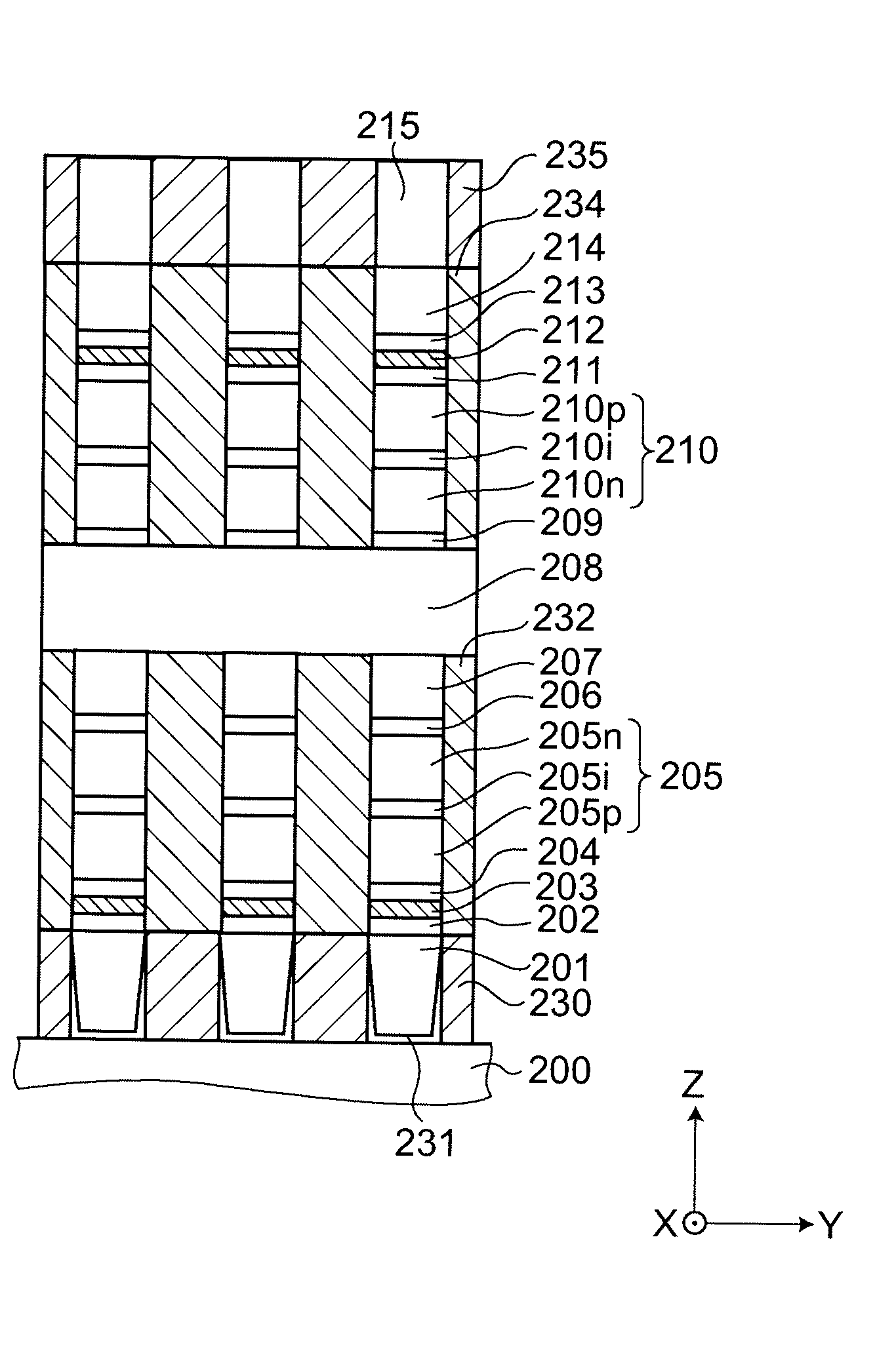 Nonvolatile storage device and method for manufacturing same