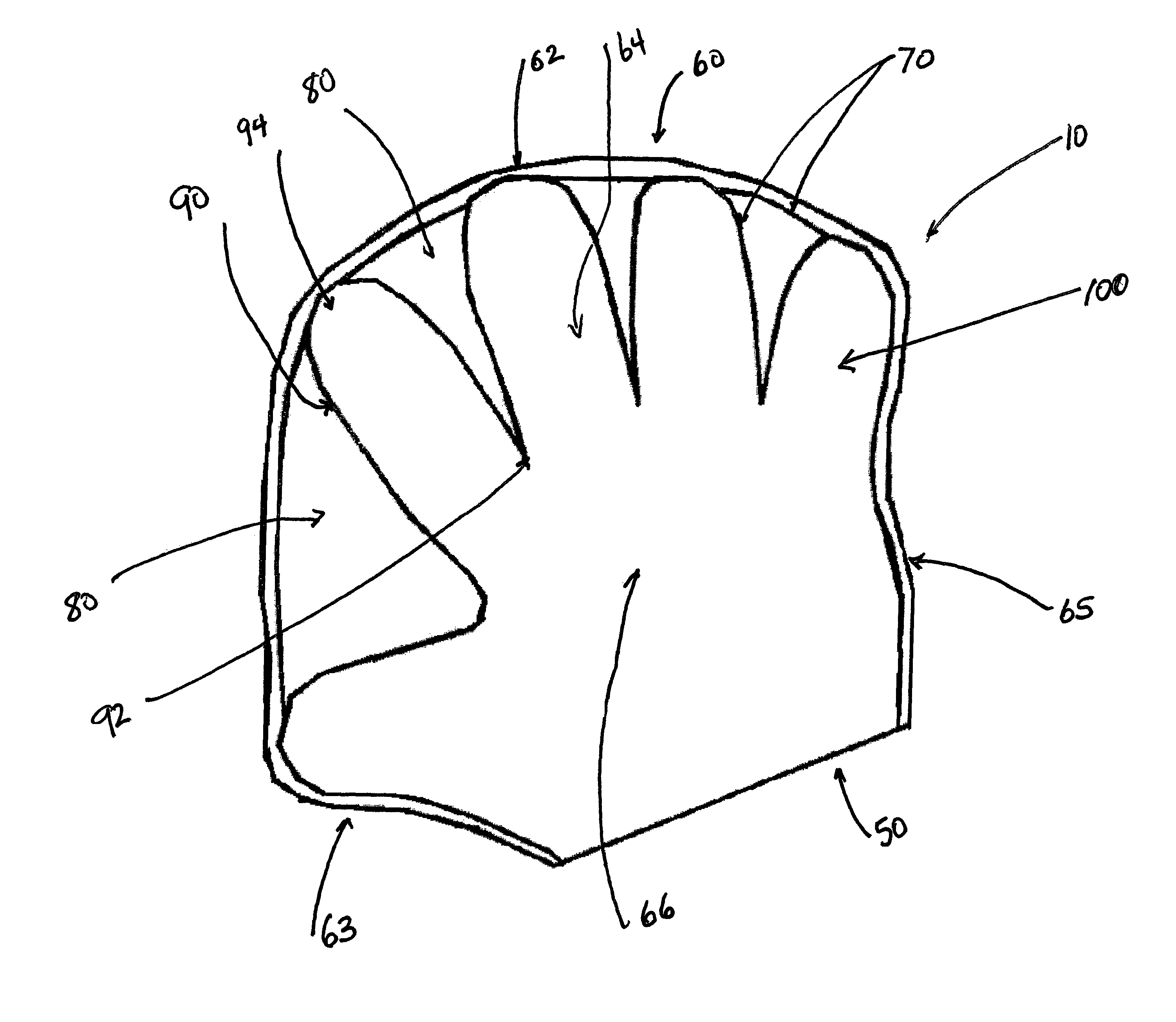 Reusable cleaning hybrid web glove