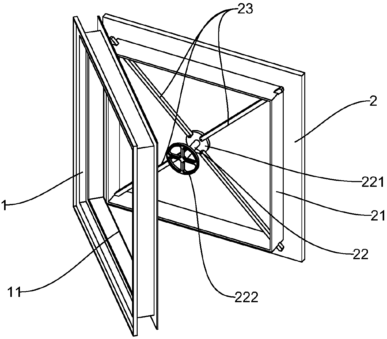 Safety prying-resistant door