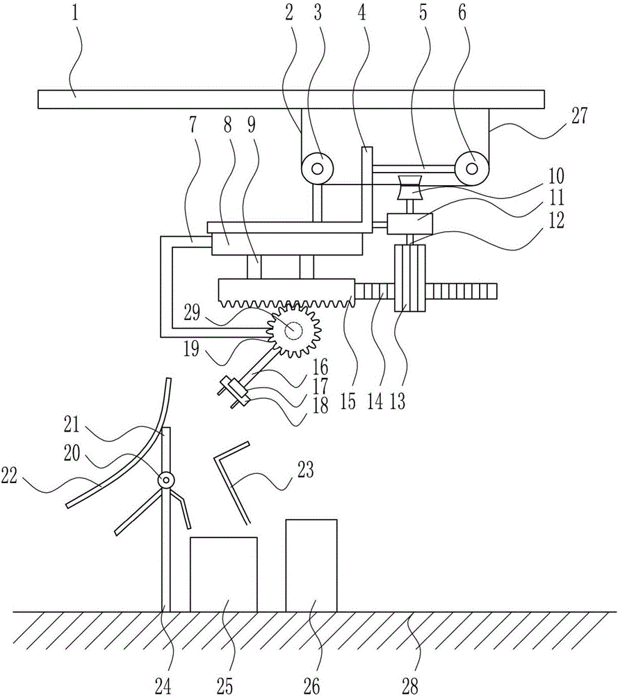 Hardness detecting device of spanner for hardware