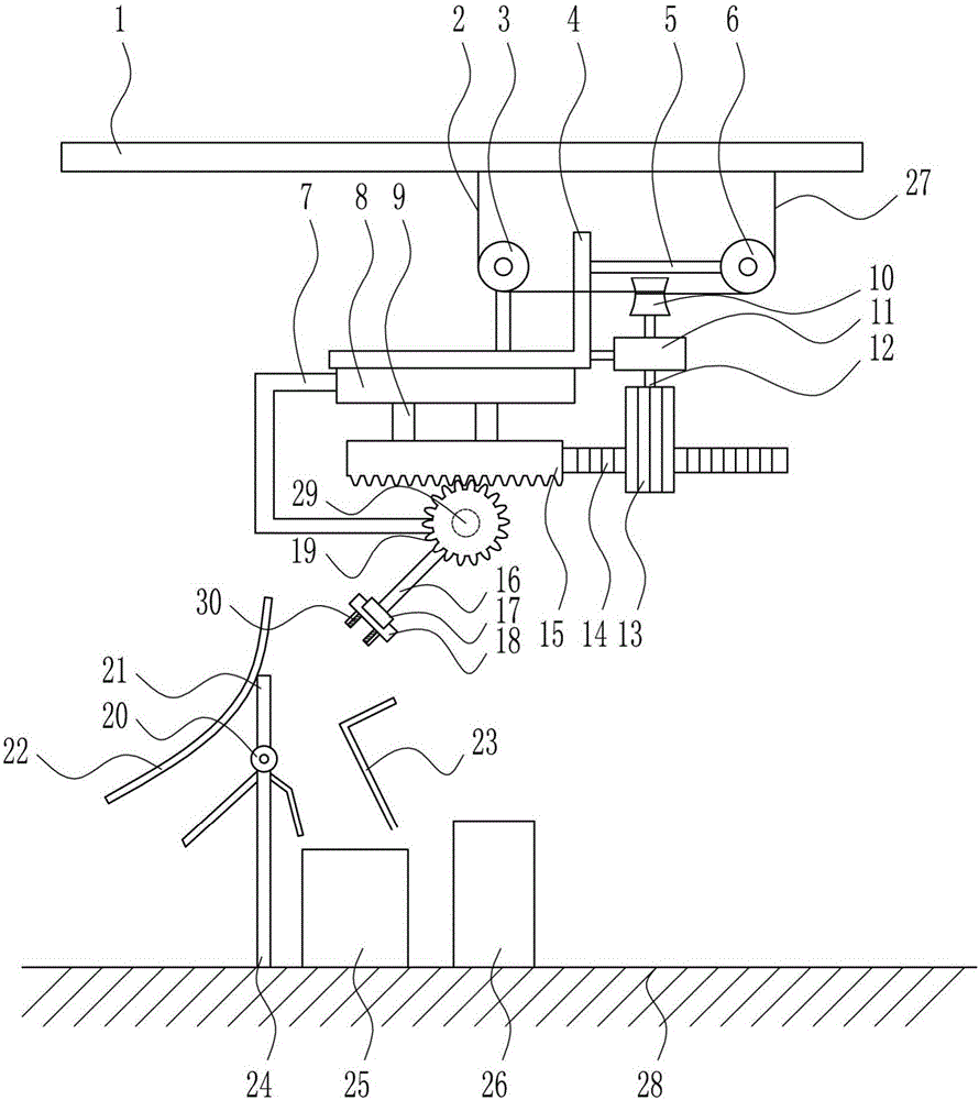 Hardness detecting device of spanner for hardware