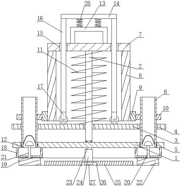 A blood anticoagulation vibration device for physical examination