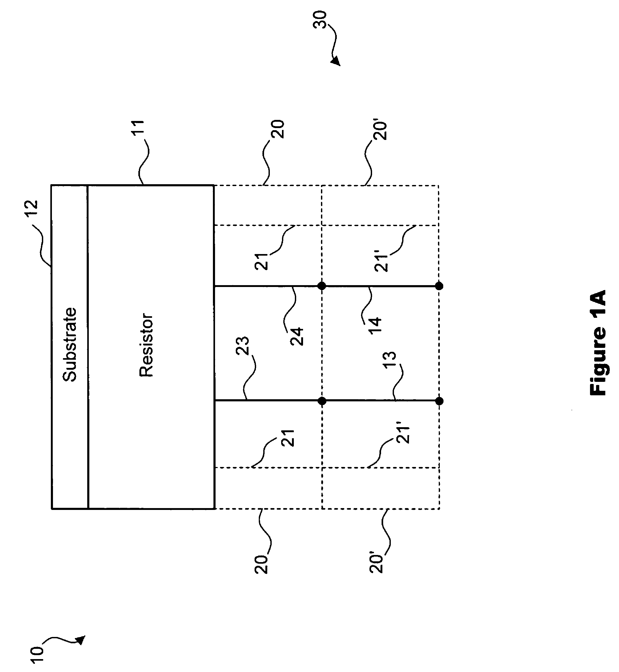 Thermal variable resistance device with protective sheath