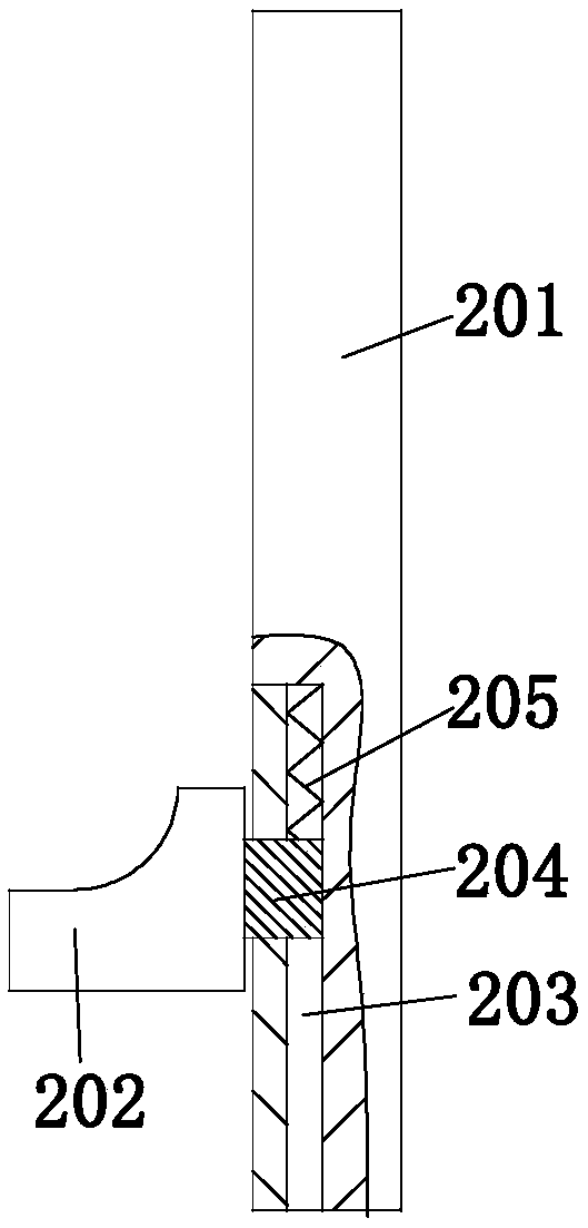 Pedal assembly of wood stairs