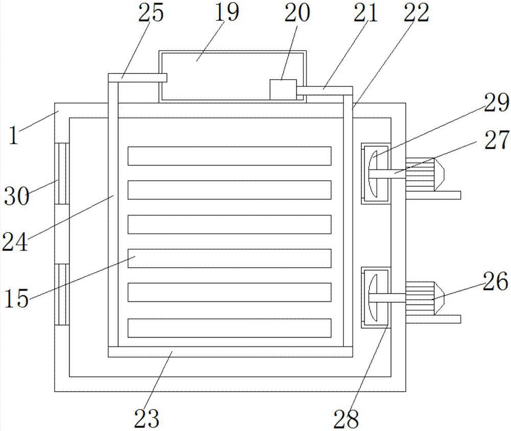 Special cooling bus groove for high-voltage bus