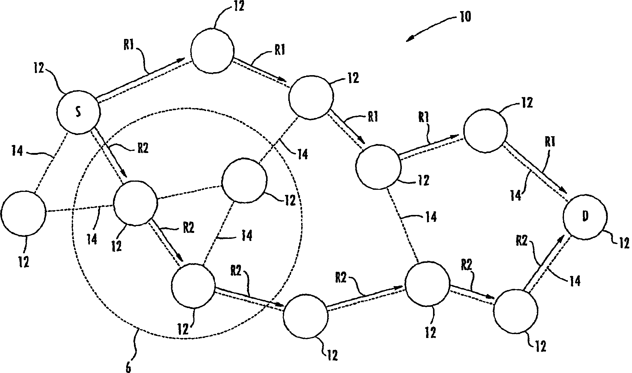 Temporal transition network protocol (ttnp) in a mobile ad hoc network