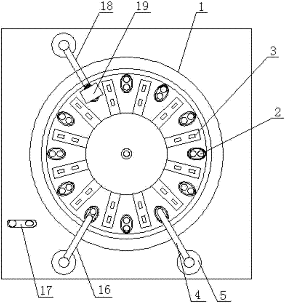 Full-automatic disc type excrement detector