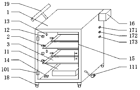 Baking device for producing tea leaves