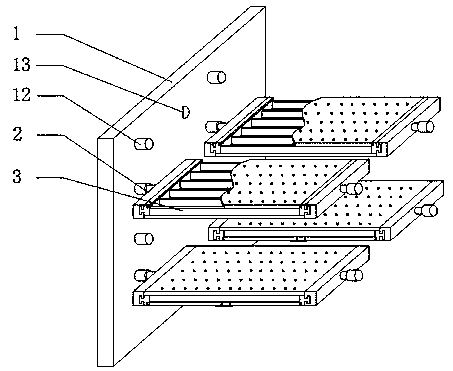 Baking device for producing tea leaves