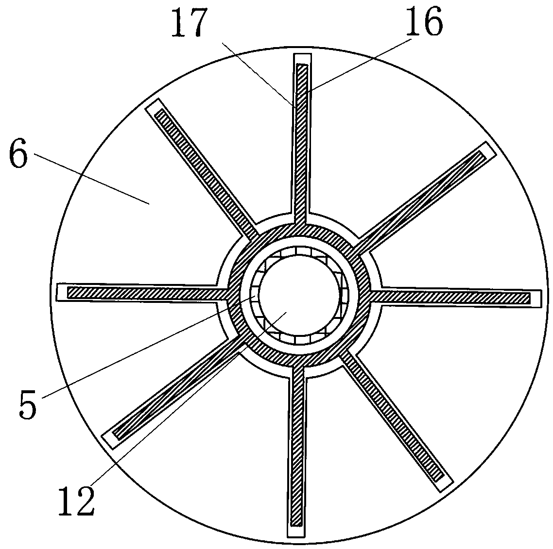 Wheel hub motor and wheel hub motor heat dissipation system