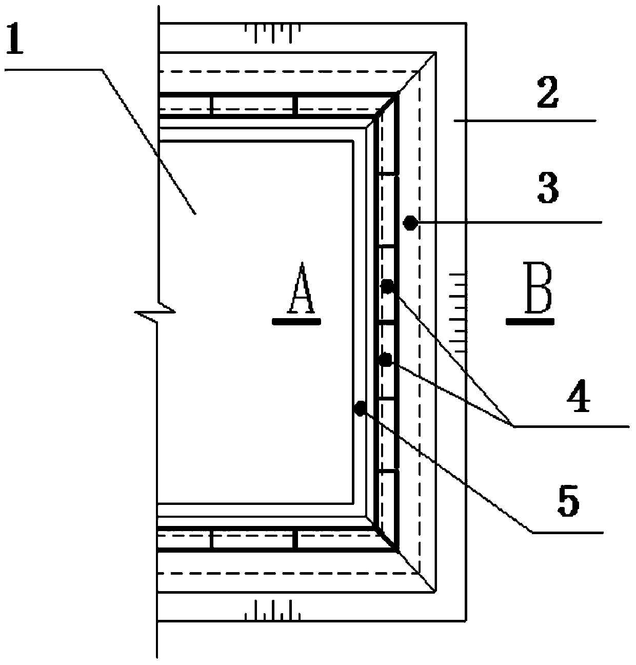 External baffle-block anti-floating method for reinforced concrete pool