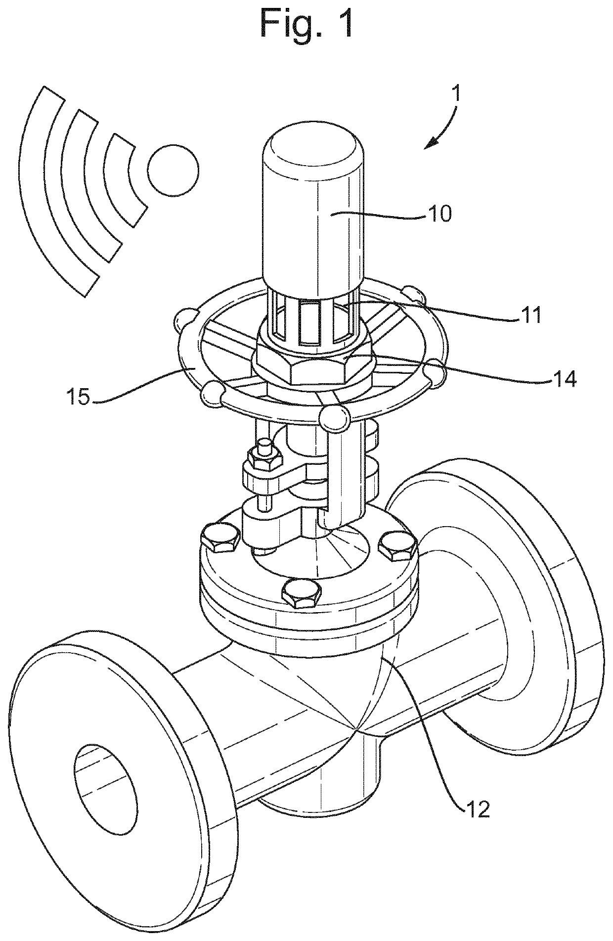 A valve position sensor
