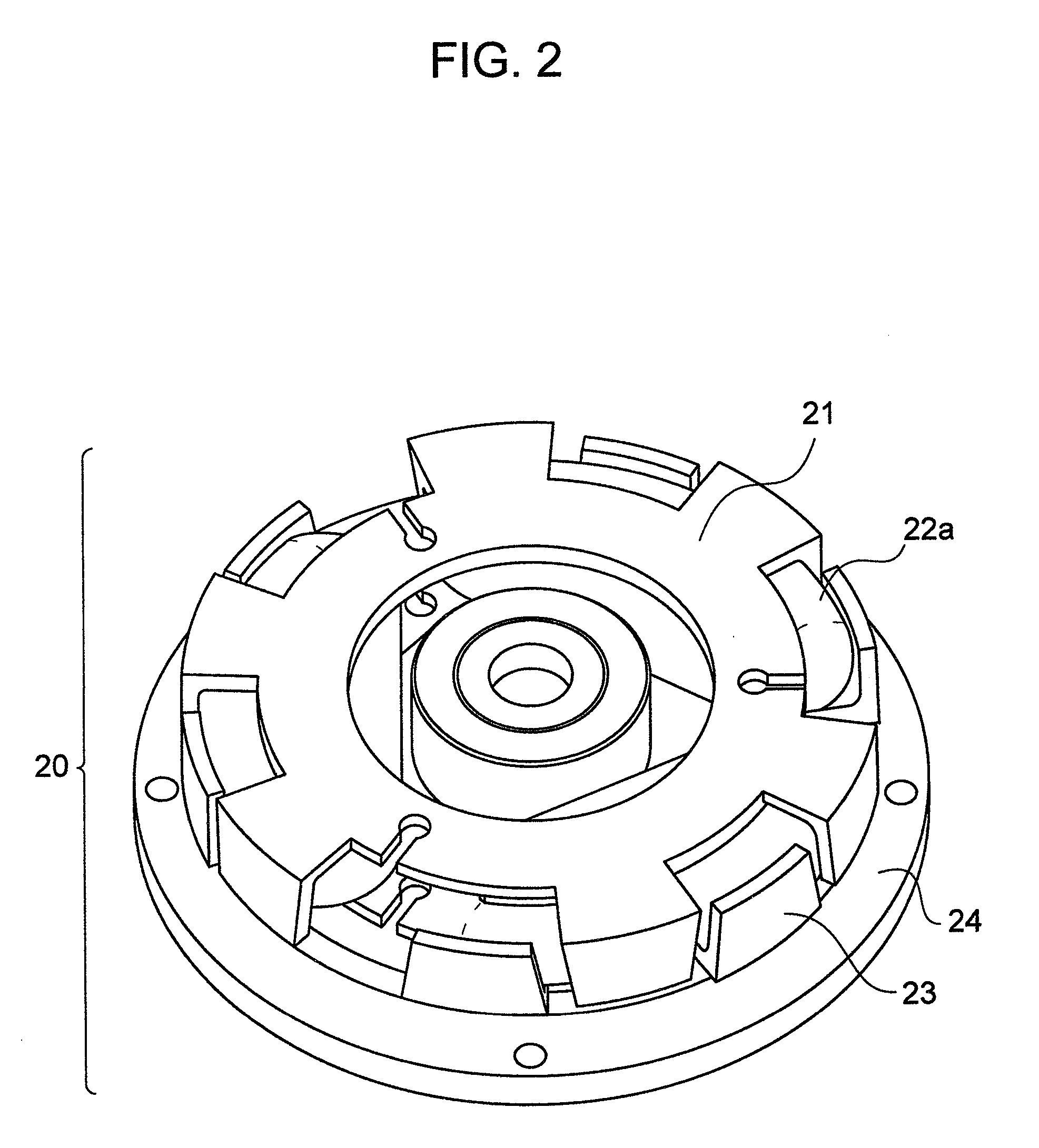 Motor and fan device using the same