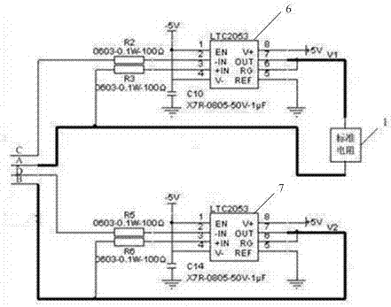 A resistance signal source and resistance measurement circuit for eliminating lead wire resistance
