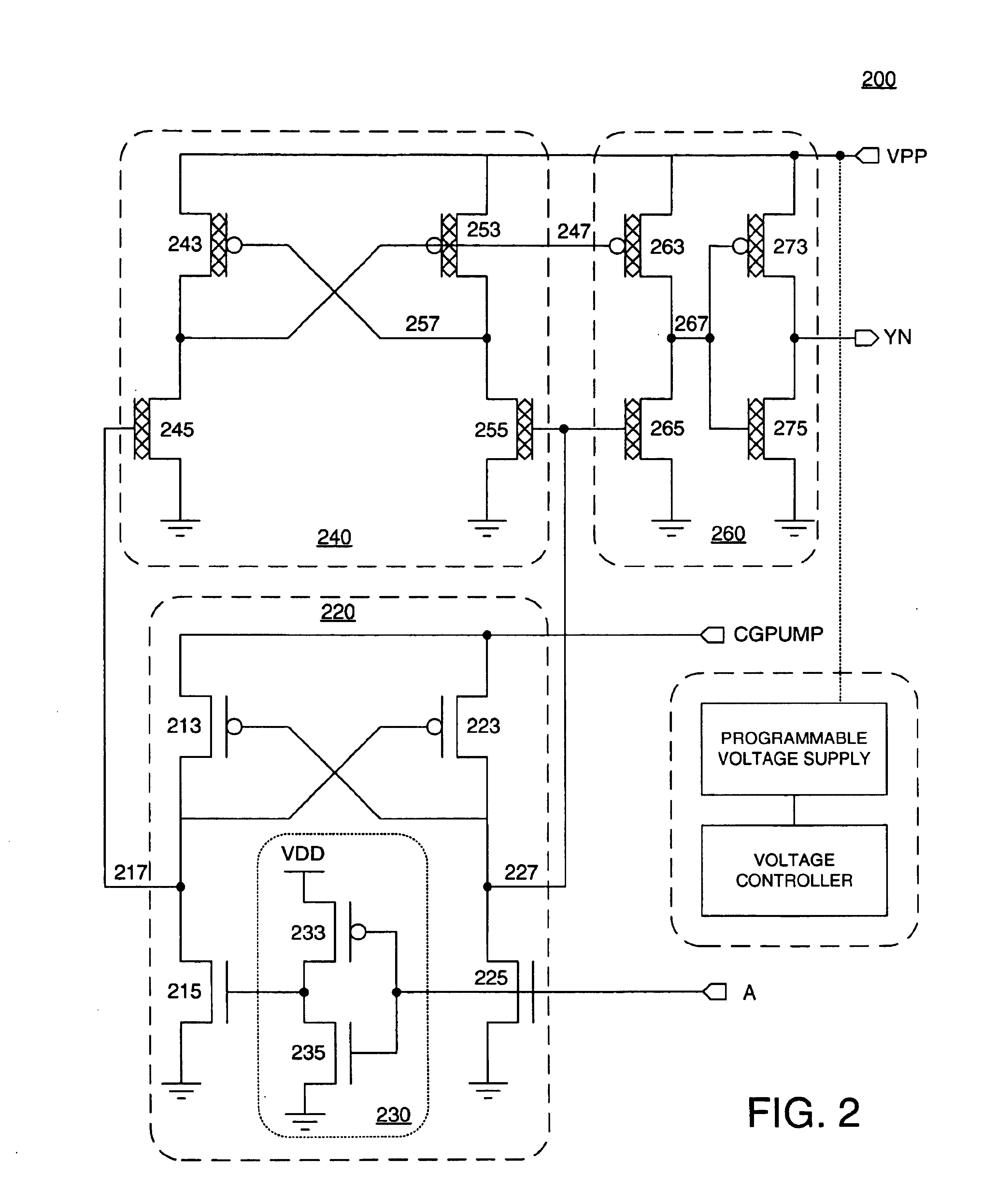 Dual stage level shifter for low voltage operation