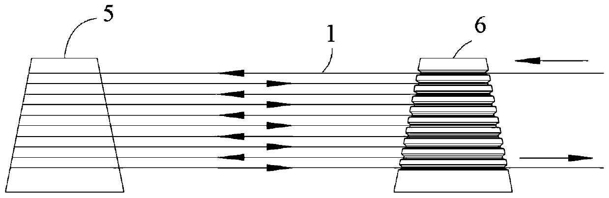 A high-speed continuous large-capacity winding production process for small-sized enameled wire