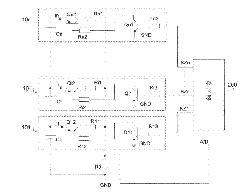 Voltage acquisition circuit for battery management system