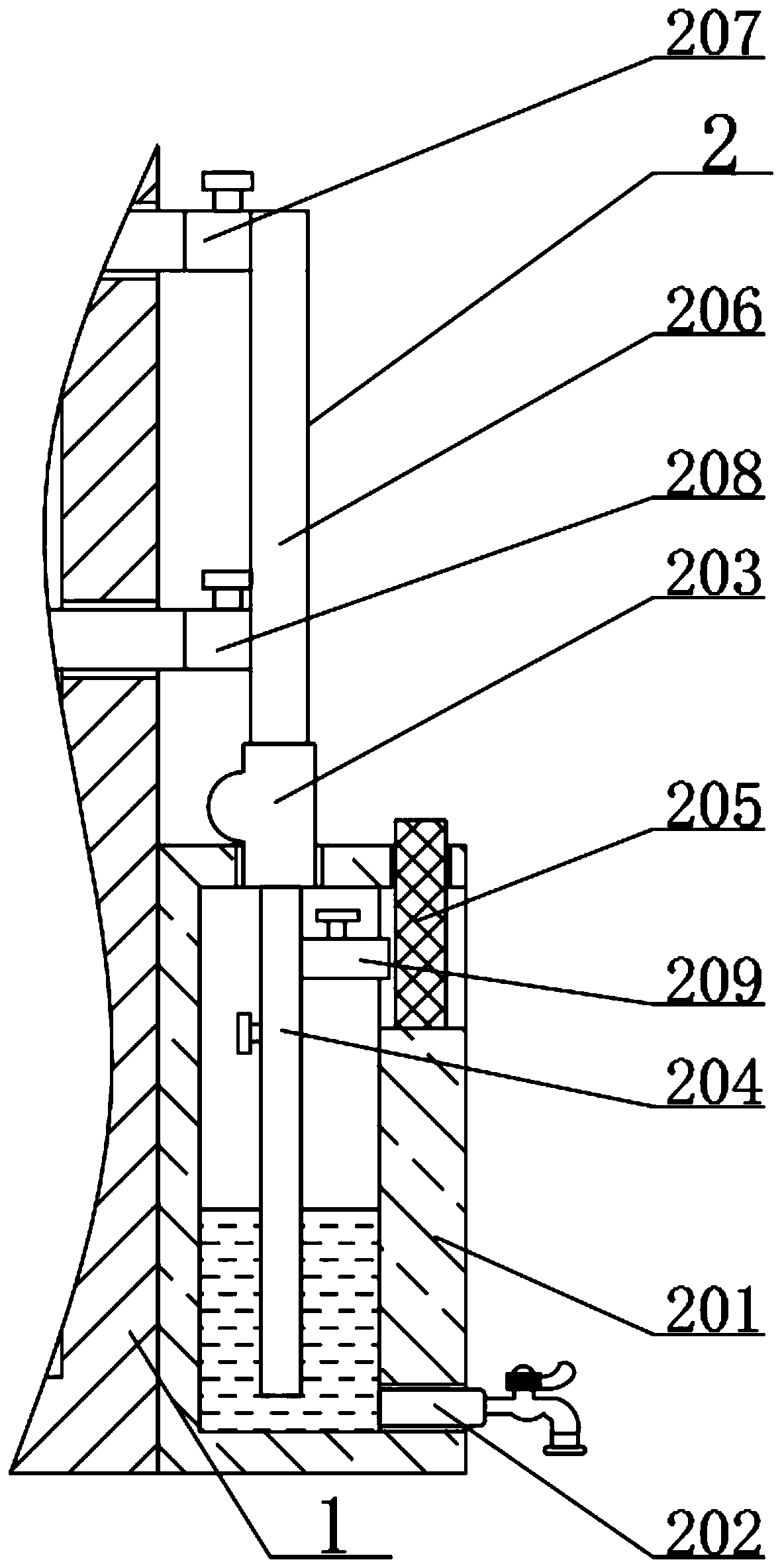 Front floor positioning device for automobile spot welding and using method thereof