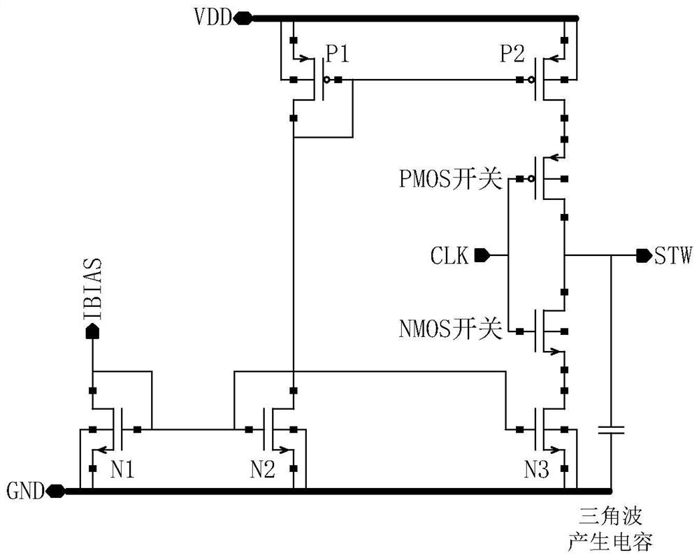 D-type audio power amplifier and sampling triangular wave generation circuit used therein
