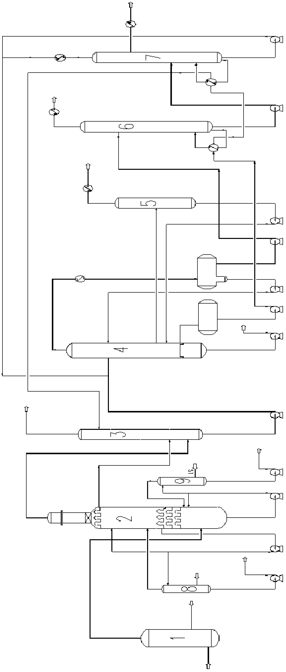 Industrial production method of acrylonitrile