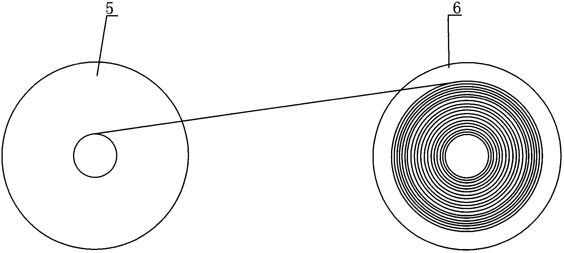 Coaxial bidirectional winding accelerated shipboard aircraft catapult