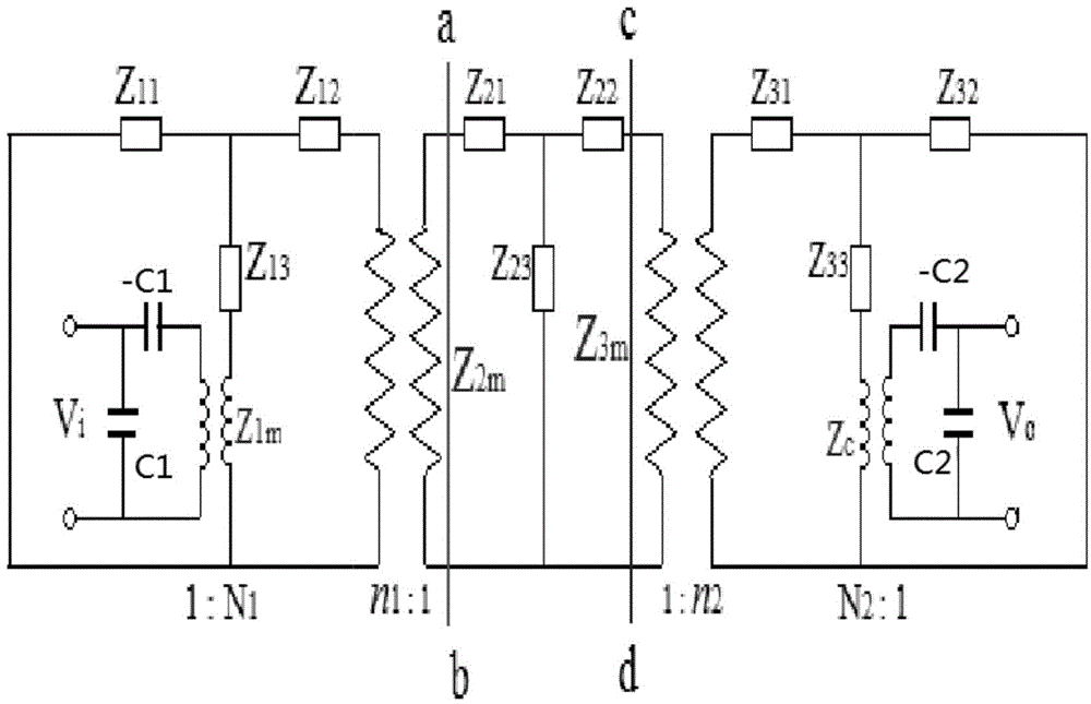 Radial vibration annular piezoelectric ceramic composite transformer