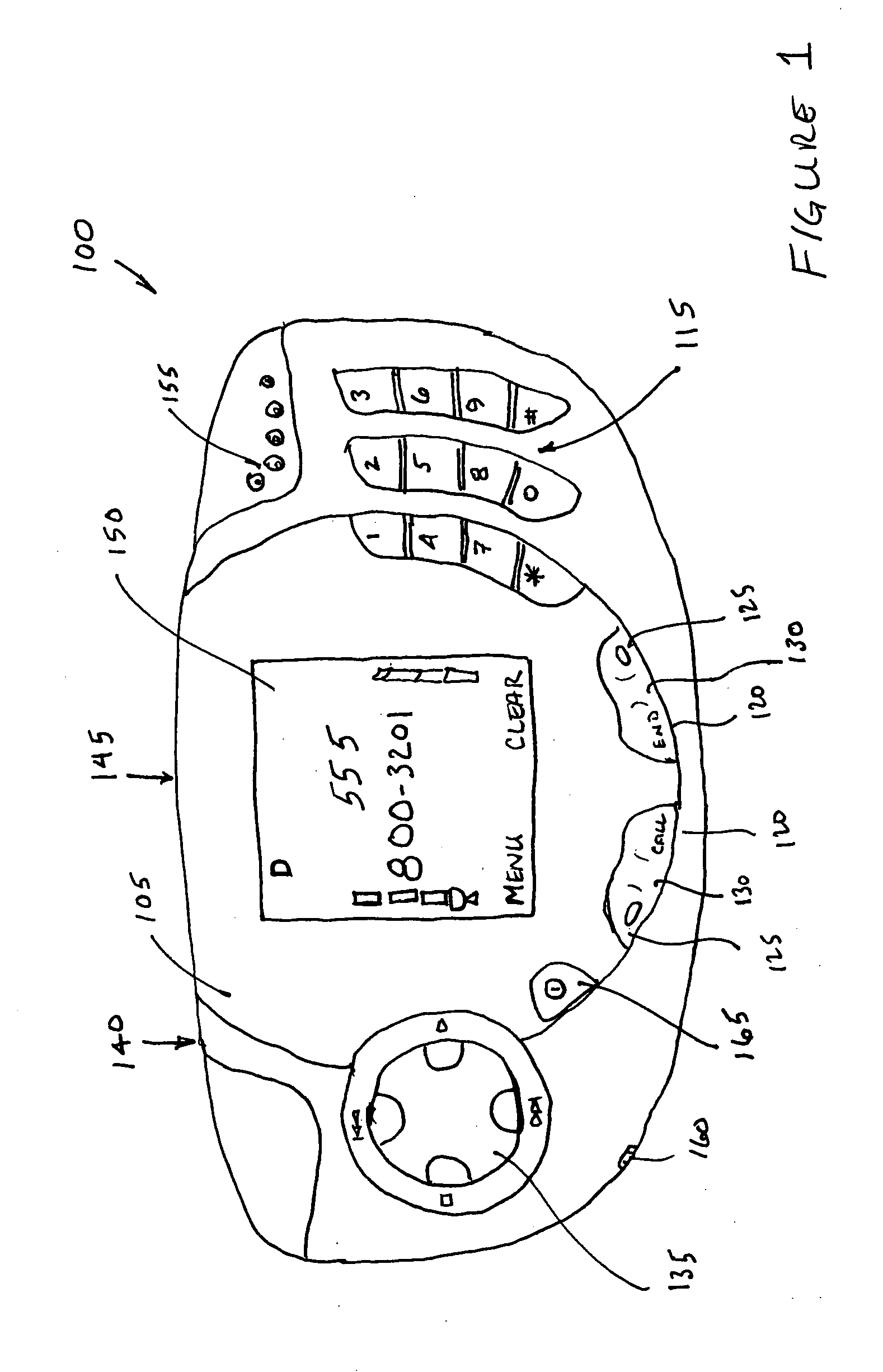 Mobile telephone with enhanced display visualization