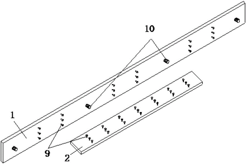 Manufacturing method of carbon fiber mesh composite board and concrete continuous beam