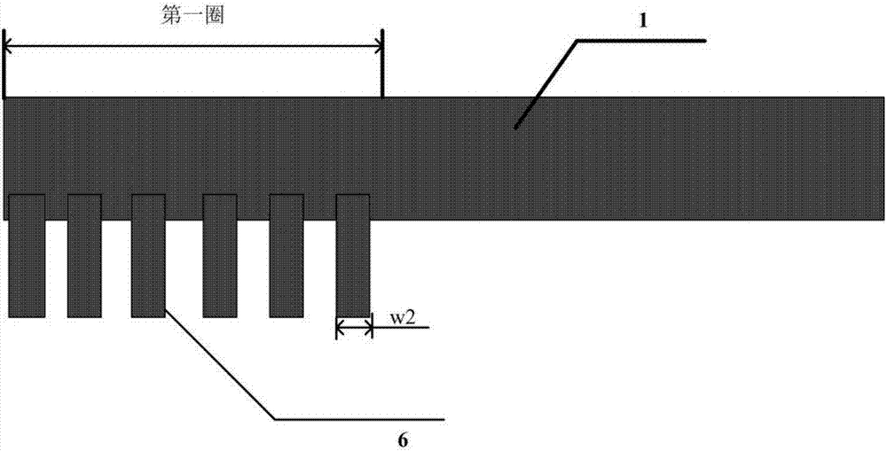 Axial leading-out double-pole-plate coiling pulse formation line