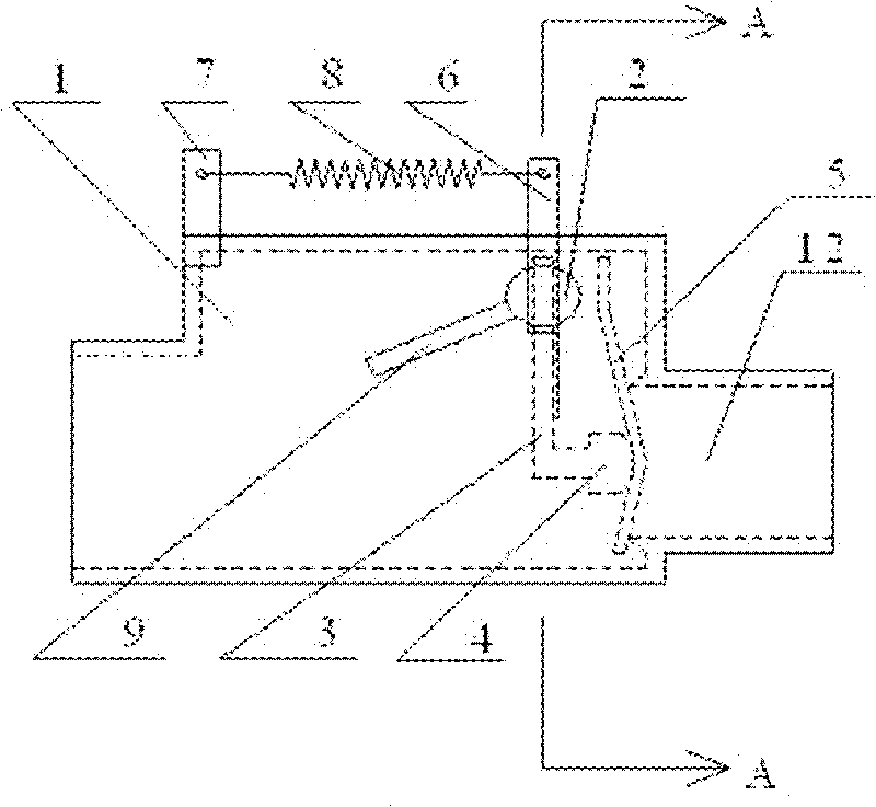 Controlled one-way valve