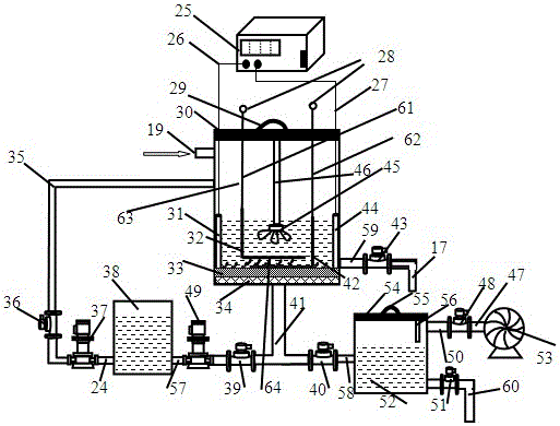 Device and method for detecting membrane damage of a flat membrane module