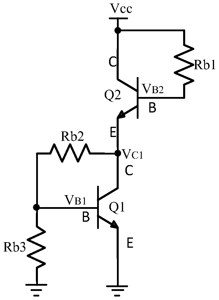 Stable constant-current bias CASCODE MMIC (Multi-Media Integrated Circuit) VCO (Voltage Controlled Oscillator)