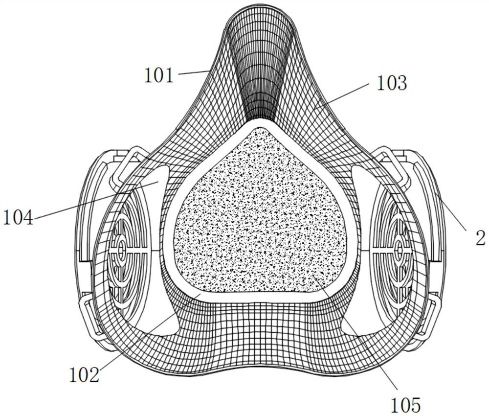 Anti-poison mask capable of adjusting fitting degree of face mask