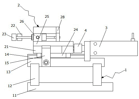 Eyebrow pencil point automatic assembly pressing mechanism