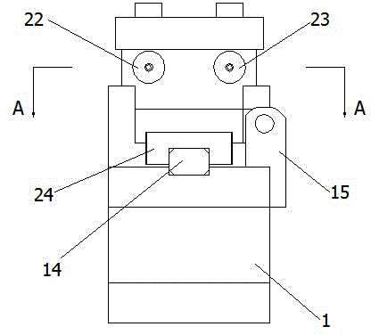 Eyebrow pencil point automatic assembly pressing mechanism