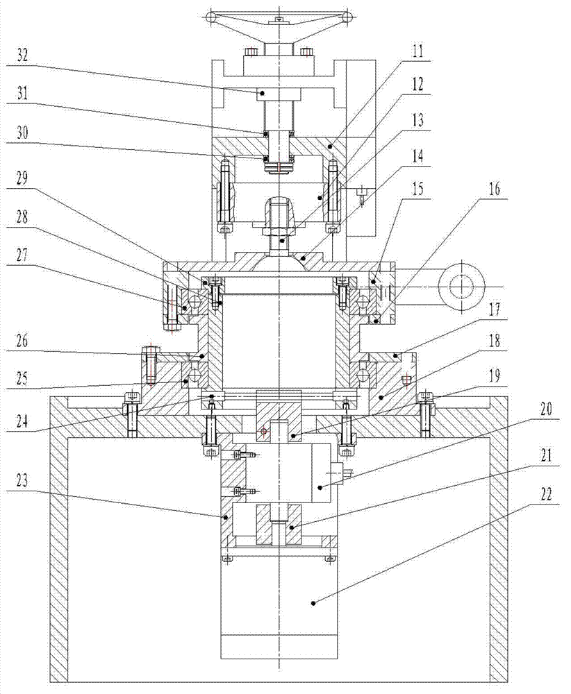 Back-to-back paired mounting angular contact ball bearing parameter combination measuring device